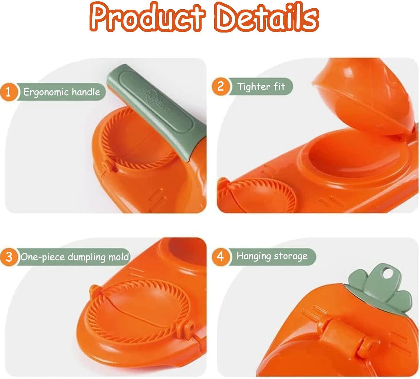 2 In 1 Dumpling Maker, new Kitchen Dumpling Making Tool