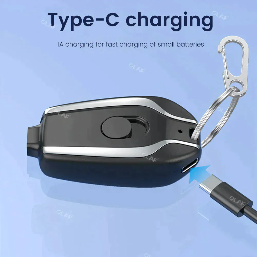 PORTABLE KEYCHAIN CHARGER (1500 MAH)