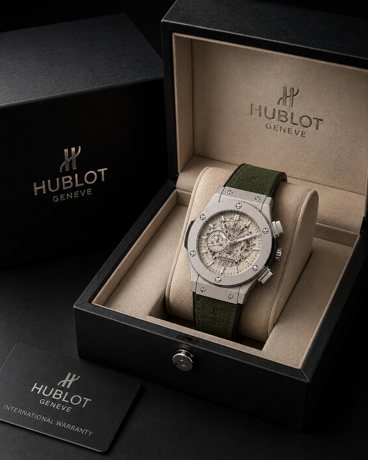 Hublot Style Luxury Chronograph Men’s Watch